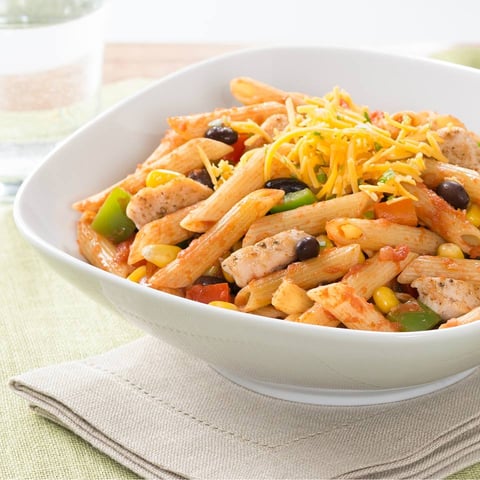 Penne Rigate au Poulet et à la Salsa