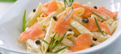 Penne Rigate au Saumon Fumé