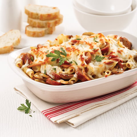 Pennes Alfredo aux Saucisses