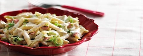 Pennes aux Poireaux et Jambon