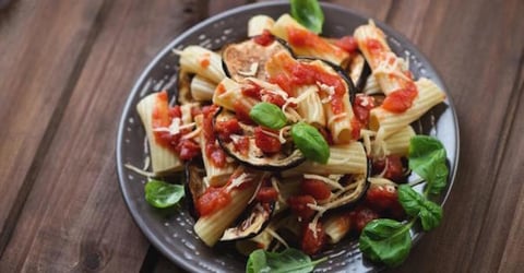 Pennes Sans Sel Aubergine-Tomates