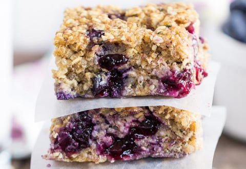 Petites Barres Santé aux Bleuets et Quinoa