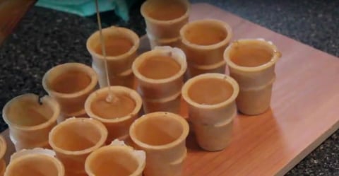 Petits Cornets au Sucre D'érable