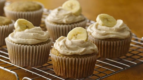 Petits Gâteaux aux Bananes Glacés au Beurre D'arachide (sans gluten)