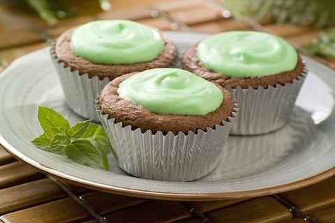 Petits Gâteaux Brownies Chipits à la Menthe