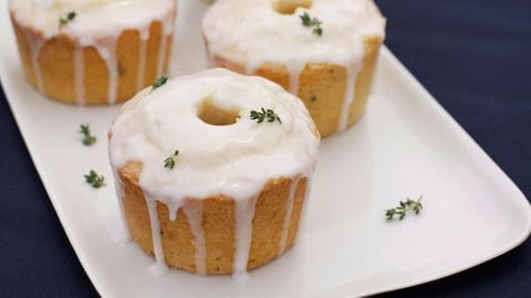 Petits Gâteaux à la Fleur D'oranger et Thym Citron