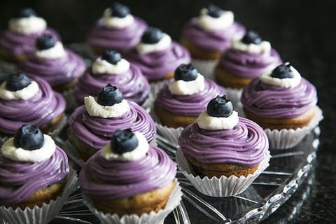PETITS GÂTEAUX EXPLOSION DE BLEUETS
