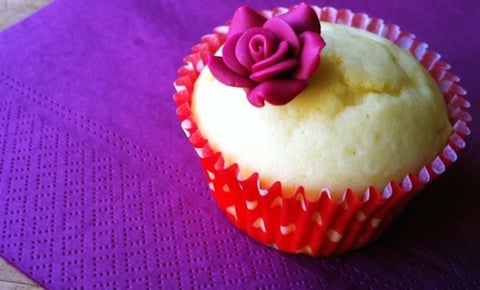 Petits Gâteaux Miel, Rose et Chocolat Blanc