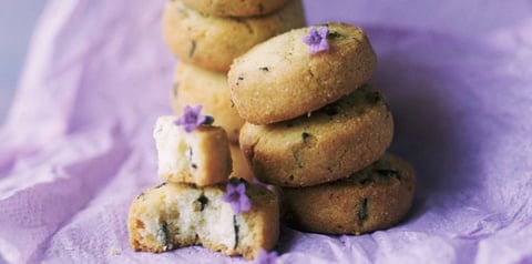 Petits Sablés aux Fleurs de Lavande