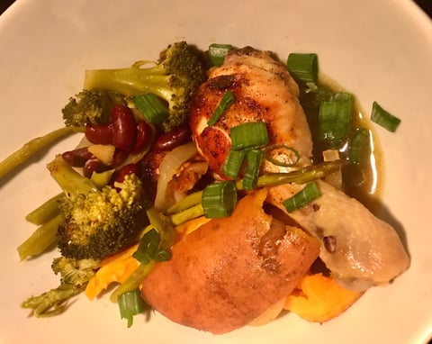 Pilons de Poulet aux Légumes