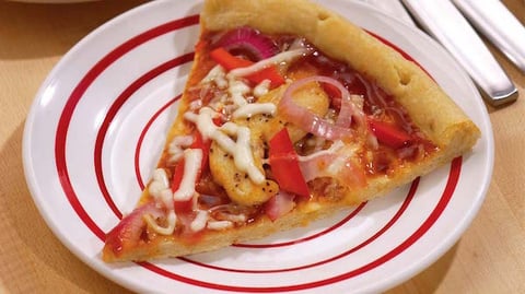Pizza au Poulet Barbecue