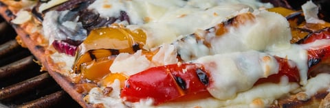 Pizza aux Légumes sur le BBQ