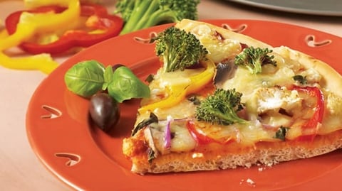 Pizza Primavera aux Trois Fromages