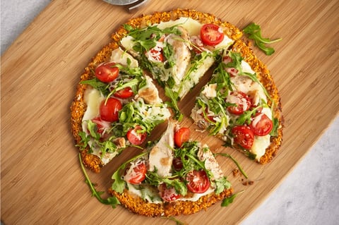 Pizza sur Croûte de Patate Douce