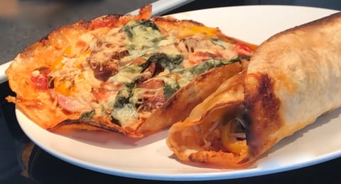 Pizza sur Fajitas tout Garni