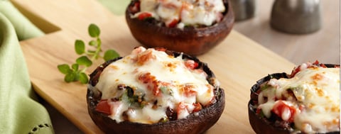 Pizzas de Champignons Portobello à la Mozzarellissima