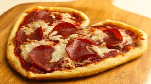 Pizzas de la Saint-Valentin