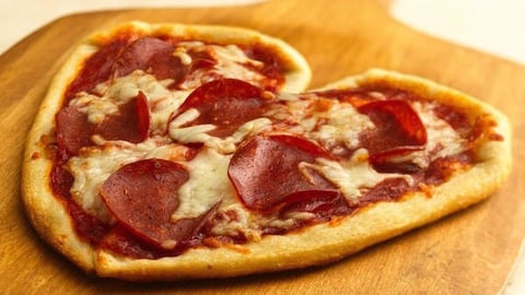 Pizzas de la Saint-Valentin