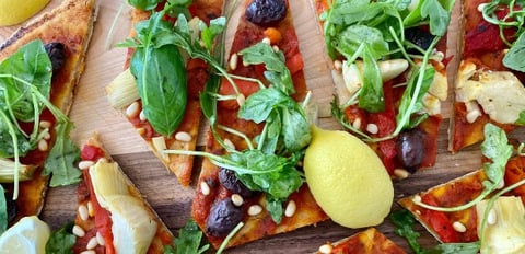 Pain Plat Savoureux Faible en FODMAP