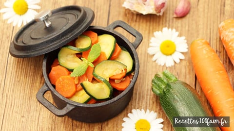 POÊLÉE COURGETTES & CAROTTES (AUX ÉPICES & AUX HERBES)
