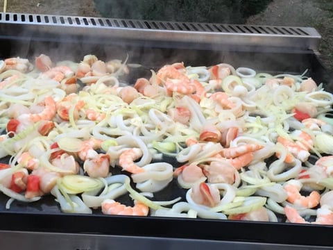 Poêlée de Fruits de Mer à la Plancha