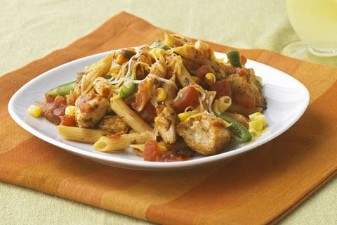 Poêlée de Poulet et de Salsa au Fromage