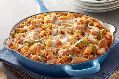 Poêlée de Pâtes au Poulet
