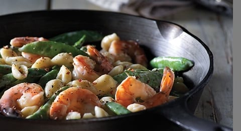 Poêlée de Raffaello aux Crevettes