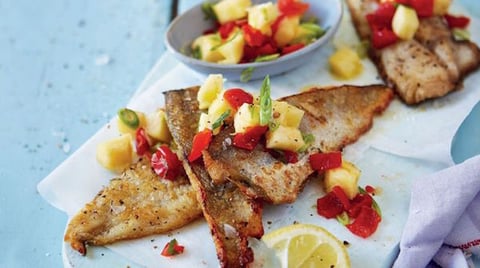 Poisson Croustillant à L'ananas Pimenté