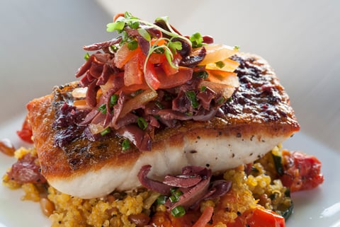 Poisson Grillé et Quinoa aux Légumes