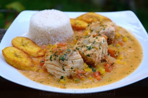 Poisson Sauce Noix de Coco