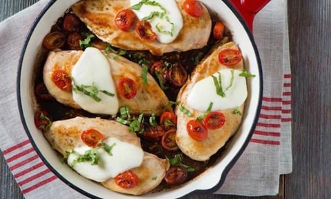 POITRINES DE POULET À LA CAPRESE