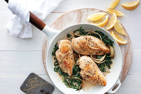 Poitrines de Poulet à la Florentine