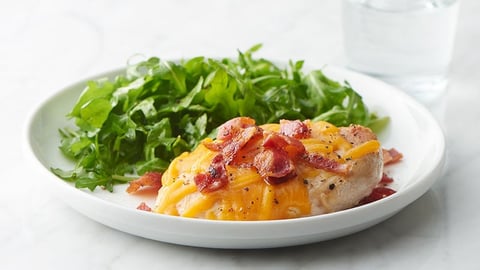 Poitrines de Poulet Cheddar-bacon à 3 Ingrédients