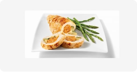 Poitrines de Poulet Farcies de Saucisses Italiennes Douce