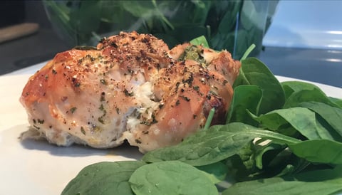 Poitrines de Poulet Farcies D'épinards