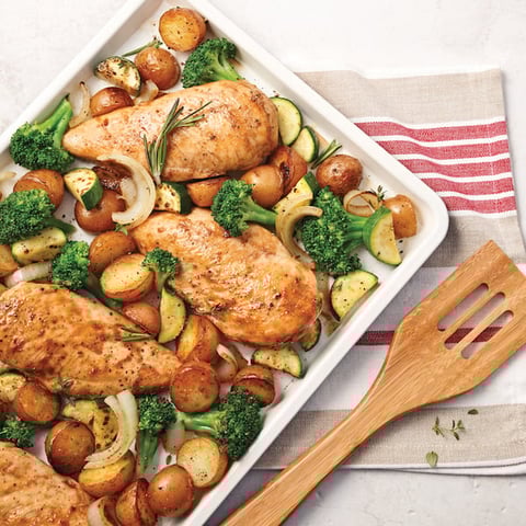 Poitrines de Poulet Sauce Sucrée au Vinaigre Balsamique