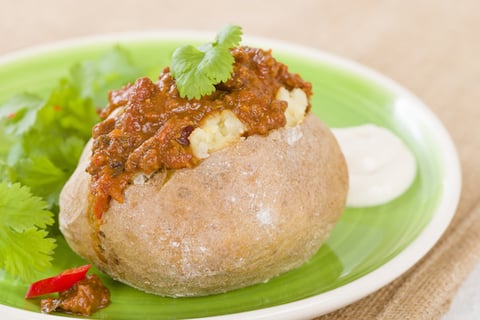 Pomme de Terre Farcie à la Viande