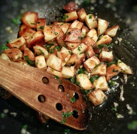 Pommes de Terres à L'ail