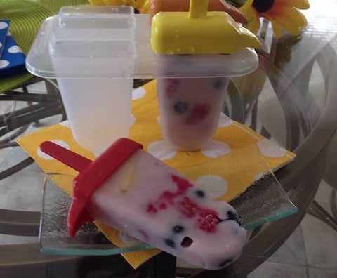 Popsicle Yagourt et Fruits