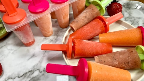 Popsicles aux Fruits pour Enfants