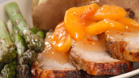 Porc aux Pêches
