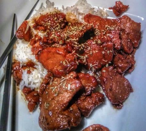 Porc Caramélisé sur son Riz