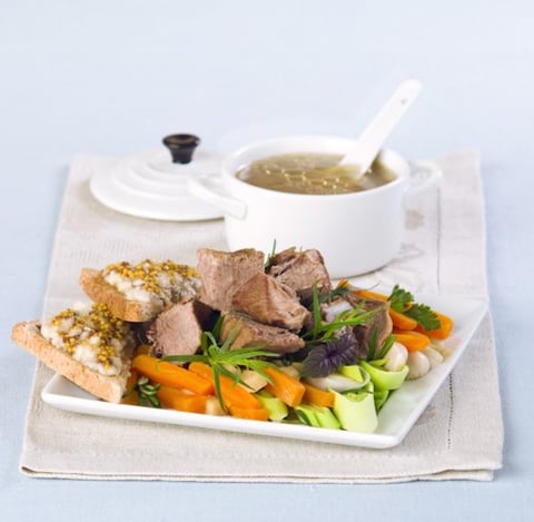 Pot-au-feu à L'autocuiseur