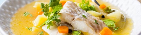 Pot au Feu de la Mer (lotte, truite rose, colin)