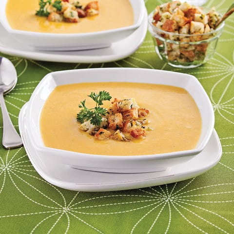 Potage à la Courge et au Panais