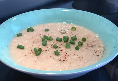 Potage au Chou-fleur et Pomme