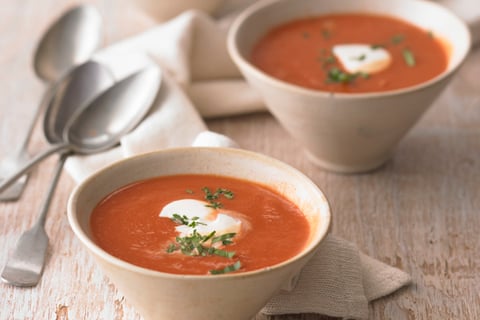 Potage aux Tomates et à la Patate Douce