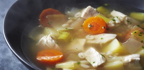 Potage Cock-a-leekie