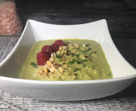 Potage D'asperges et de Petits Pois